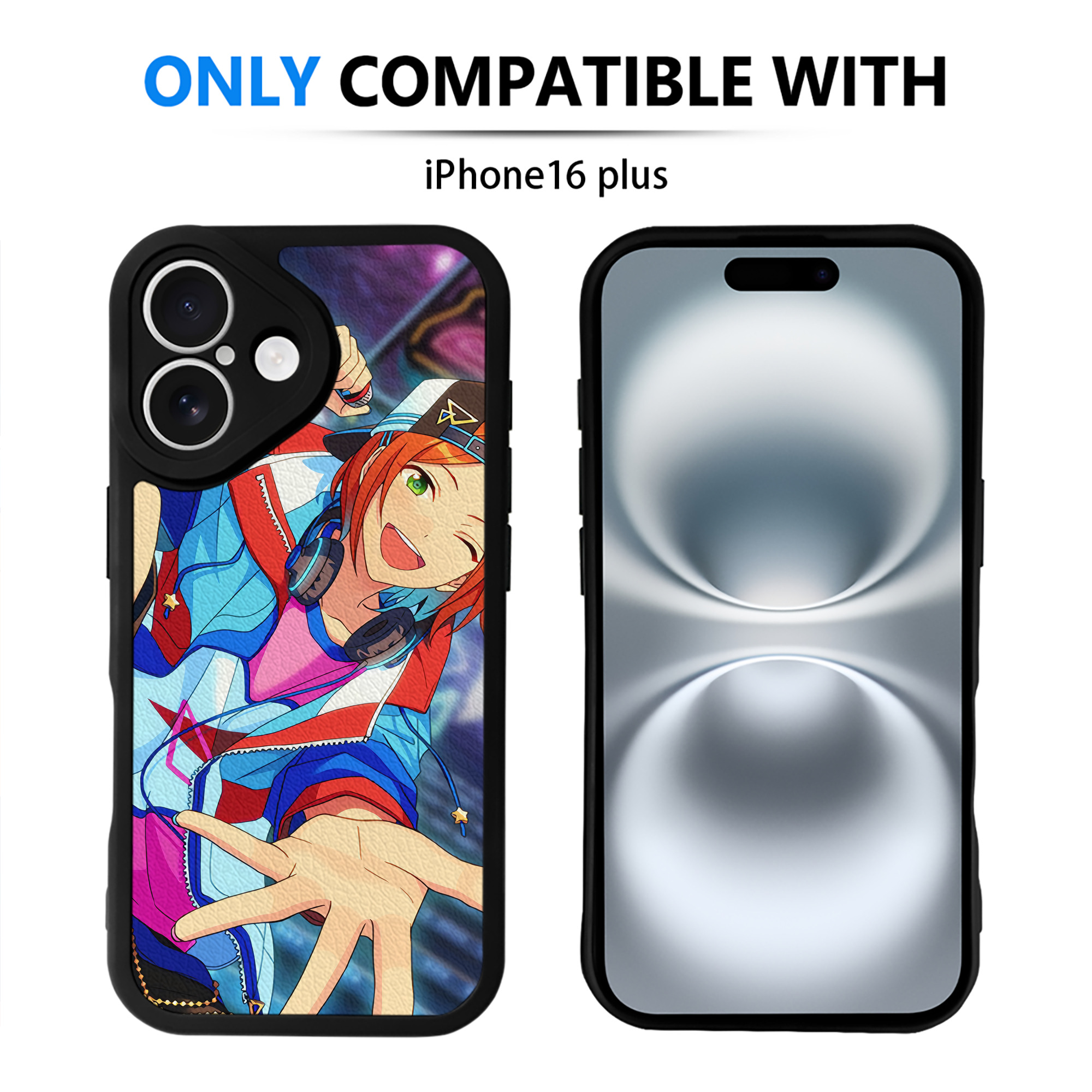（画像用） あんさんぶるスターズ! Ensemble Stars 【iPhone 16シリーズ対応】シリコンスマホケース（レザー調） 材質：シリコン